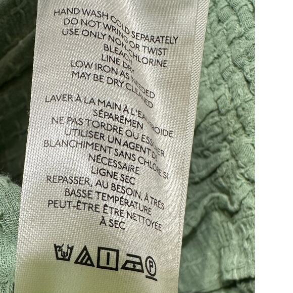 Free People Womens Size L County Line Crop Top Maxi Skirt Set Light‎ Green NWT - Picture 7 of 8